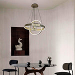 crystal pendant brass light over table NZ
