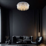 round cut crystal pendant for living room west auckland