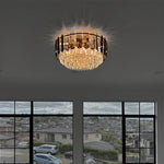 crystal smoke ceiling chandelier in the bedromm nz life 