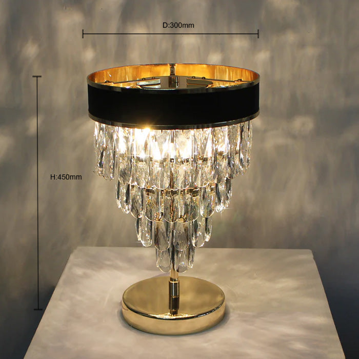 Auckland decorative table lamp measurements