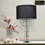 table lamp with a crystal base - eden lighting NZ