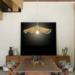 curved timber pendant light for designer homes auckland