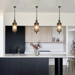 Modern kitchen with decorative pendant lights west auckland