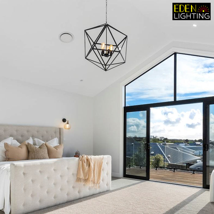 designer pendant light in bedroom interior lighting store Auckland