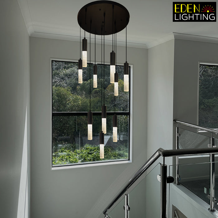 LED Pendant light Color change Black ED500-10-150