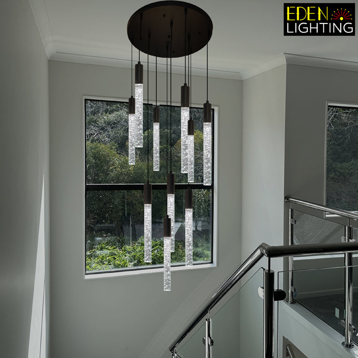 LED Pendant light Color change Black ED500-10-300