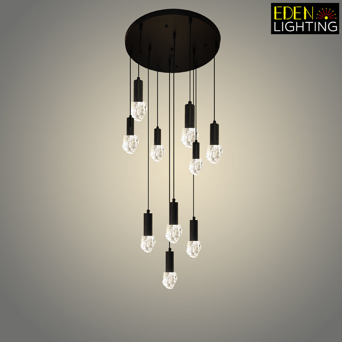 LED Pendant light Color change Black ED500-10-52