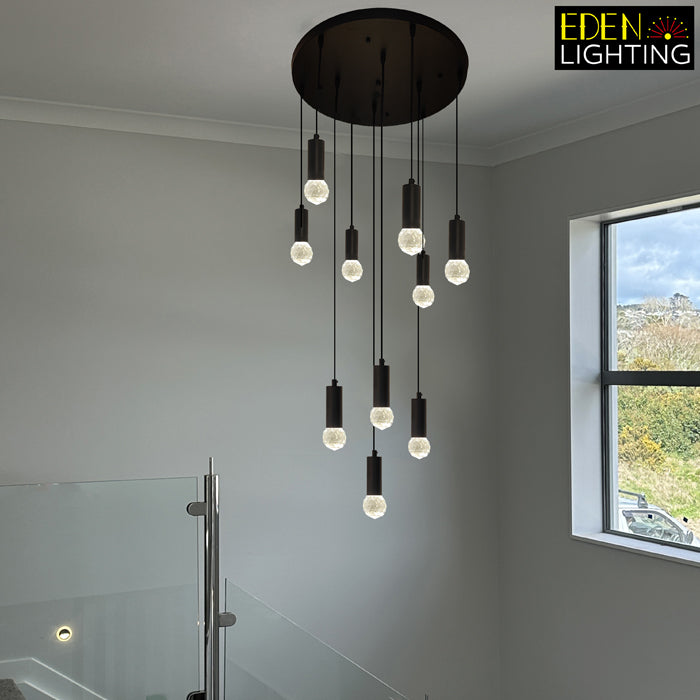 LED Pendant light Color change Black ED500-10-60