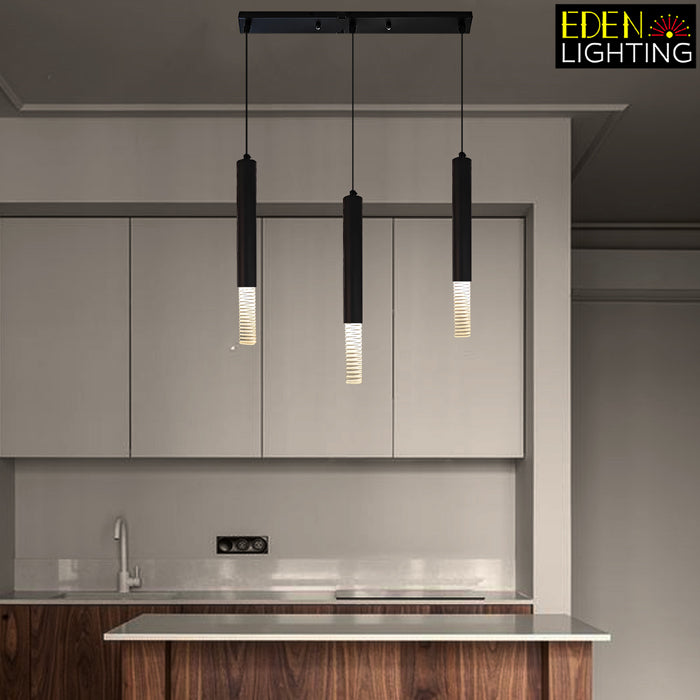 Pendant light LED Color change Black ED78-3-150