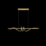 contemporary dining room led brass pendant NZ