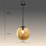 glass Pendant light with dimensions auckland