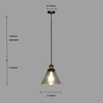 Pendant light with dimensions indicated size nz