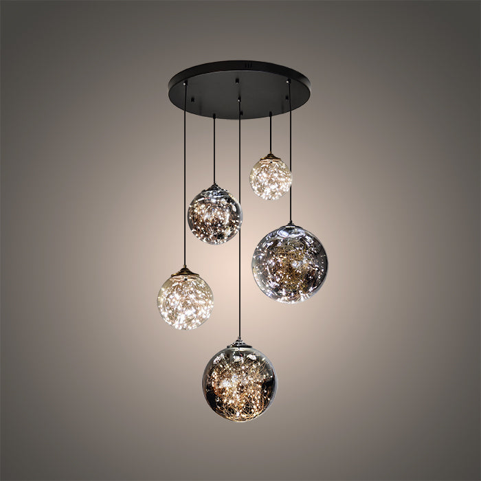Auckland glass pendant chandelier