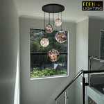 decorative glass chandelier NZ