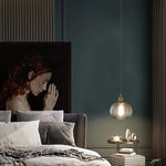 Auckland glass pendant lamp bedroom