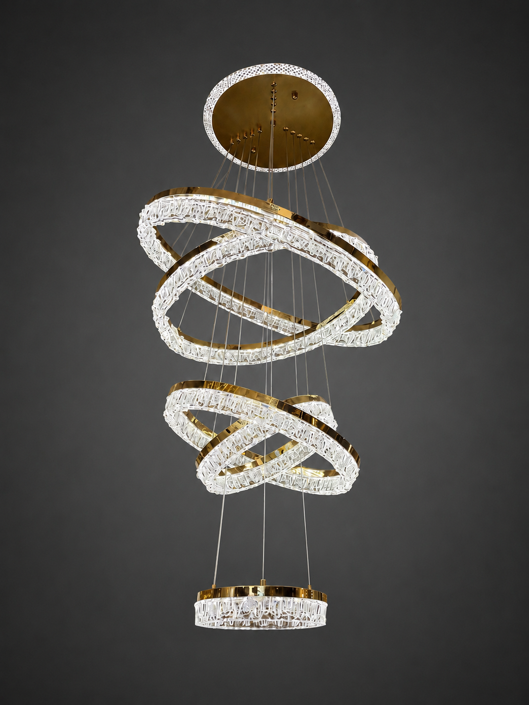 Luxury Modern Crystal LED Chandelier 3190