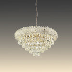 gold pendant light crystals modern design lighting shop NZ