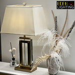 gold table lamp for rustic interiors auckland
