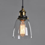 clear glass pendant light for bedside design lighting shop North NZ