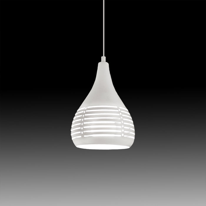 White pendant light hanging in the livingroom nz