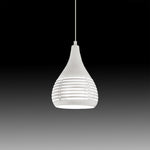 White pendant light hanging in the livingroom nz