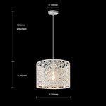 iron pendant with measurements nz houses