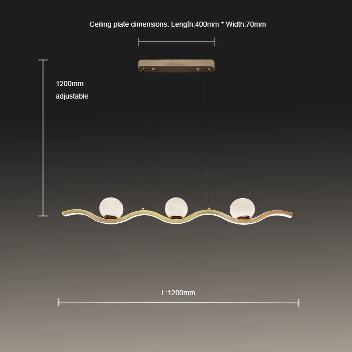 Auckland kitchen island light measurements