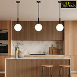 designer pendant light in real-life scene interior lighting store NZ 