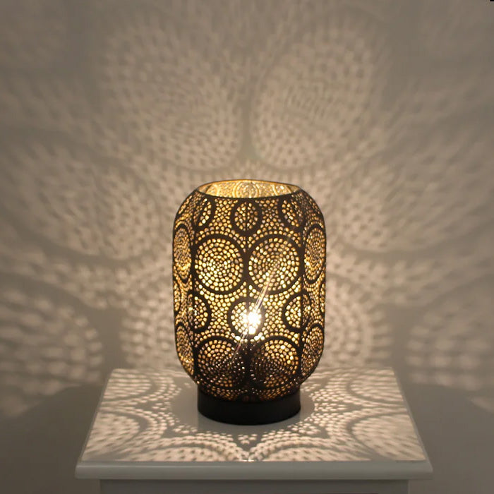 Auckland small bedside lamp black