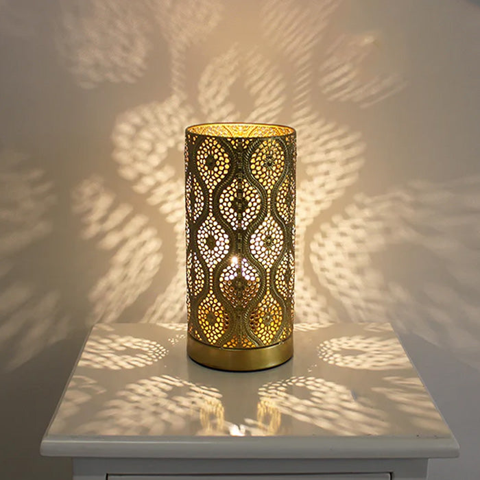 Auckland bedside lamp brass color