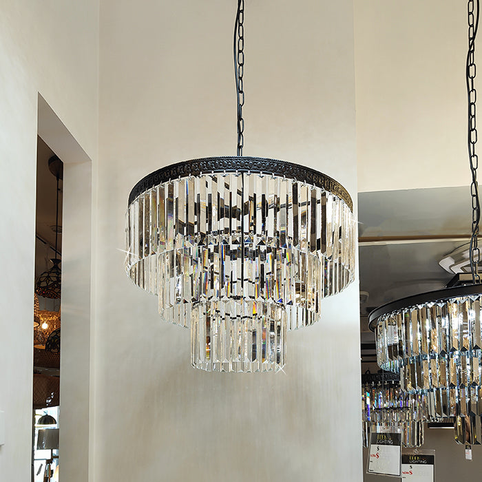 large crystal chandelier for grand entry west auckland 