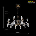 large crystal chandelier for high ceiling living room size nz