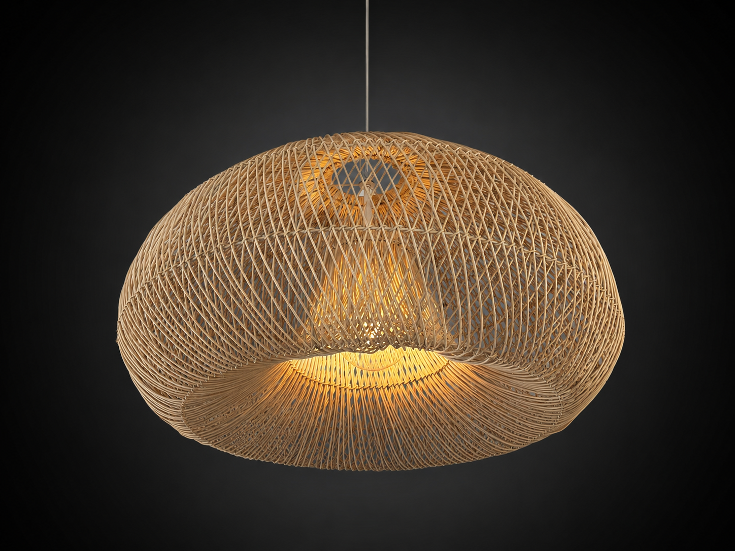 Modern woven rattan pendant light 9022-800