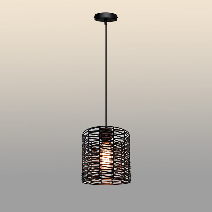 leather belt lampshade pendant for New Zealand interior design