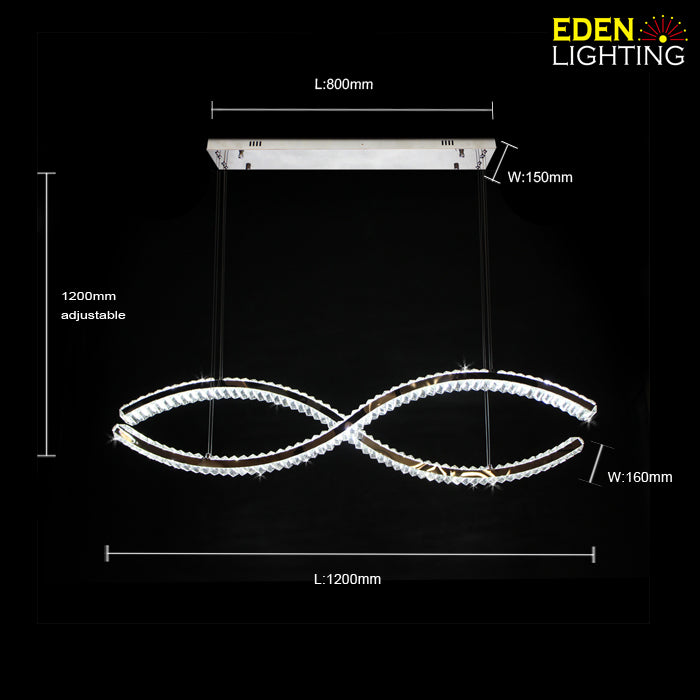 LED island pendant for long dining bar size Auckland
