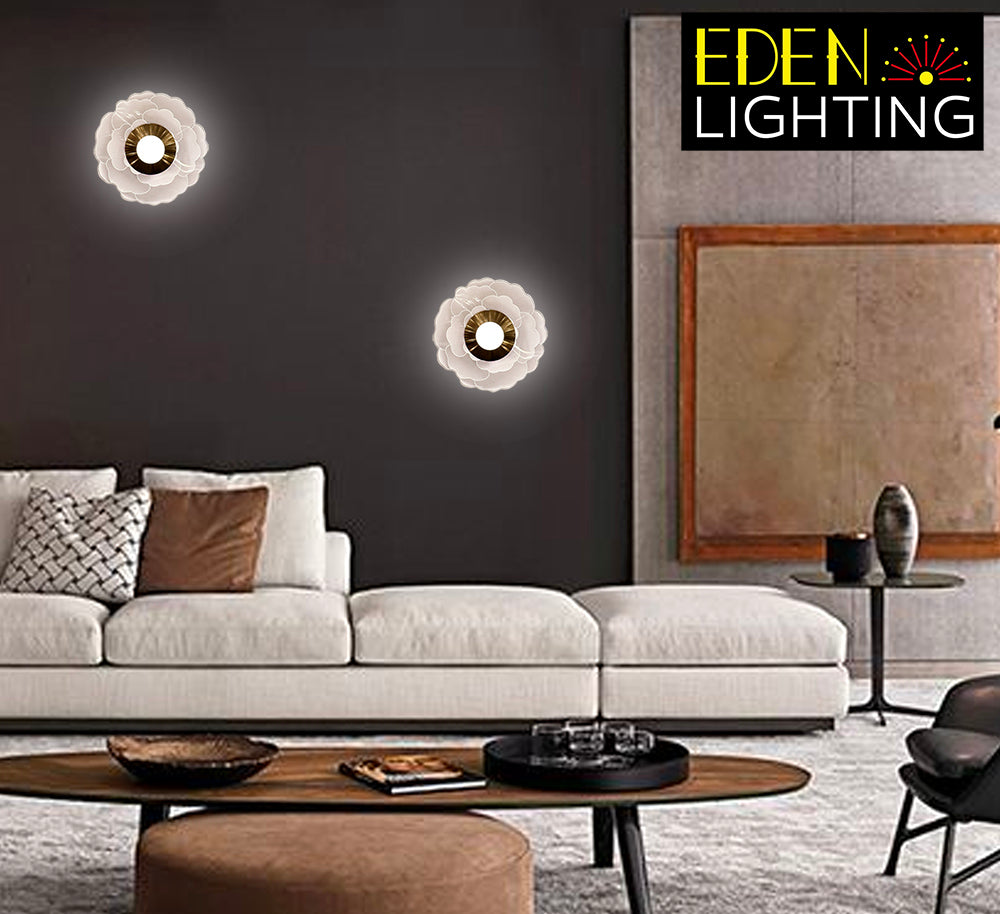 LED wall light in lounge area setting modern design lighting shop NZ