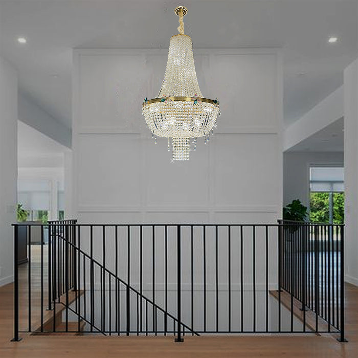 luxury crystal pendant lights for staircase room NZ