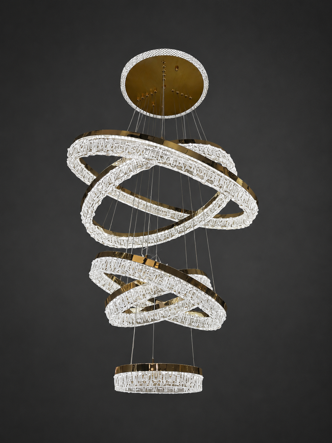 Luxury Modern Crystal LED Chandelier 3190