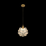 luxury stairwell pendant with white shade NZ