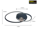 medium size led ceiling light for open-plan living auckland
