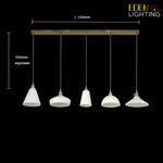 medium size white island pendant for modern kitchen nz