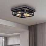 metal black ceiling light for living room - eden lighting South NZ