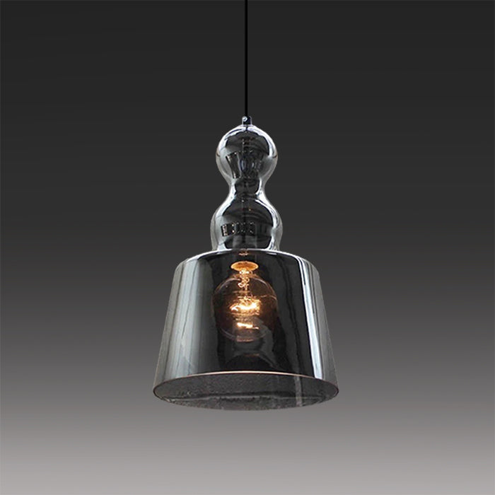 Pendant light with a metallic shade nz