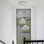 cluster mini iron pendants for staircase  auckland