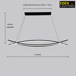 pendant light LED modern size nz