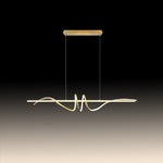 modern brass led pendant for kitchen Auckland