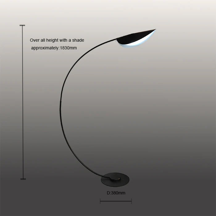 Auckland modern reading floor lamp
size