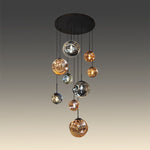modern glass pendant light for viod use local lighting shop near me NZ