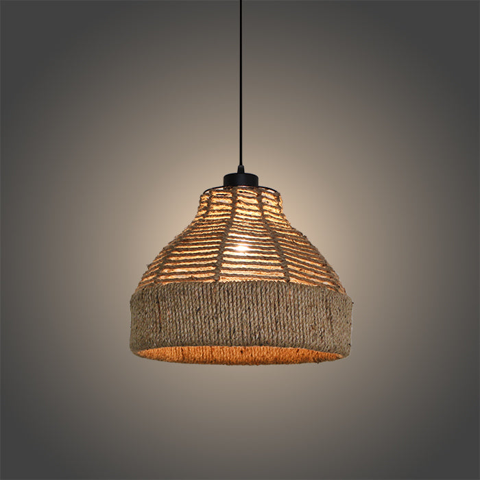 Woven pendant light nature color west auckland