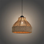 Woven pendant light nature color west auckland